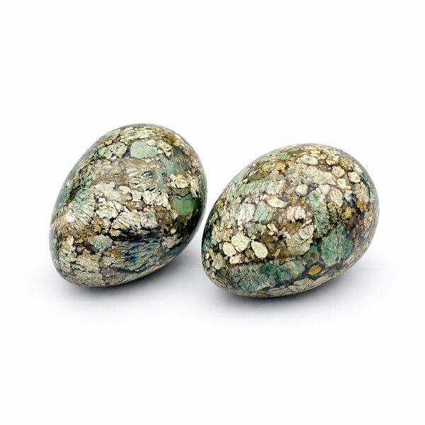 Edelstein-Ei Chalcedon grün (Chromchalcedon)