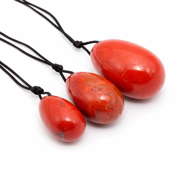 3er Set Yoni-Ei mit Rückholbändchen