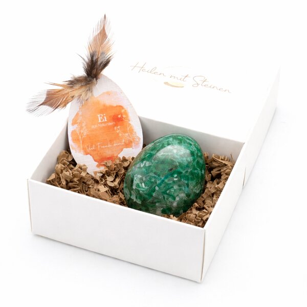 Edelstein-Ei Chrysokoll