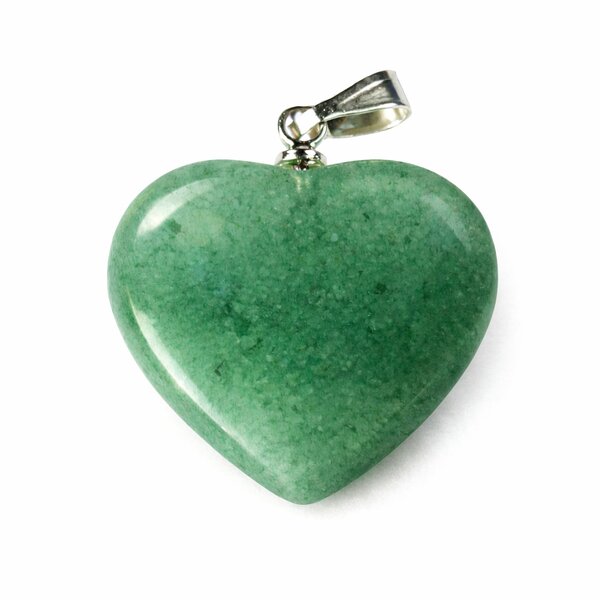 Anhänger Herz Aventurin grün
